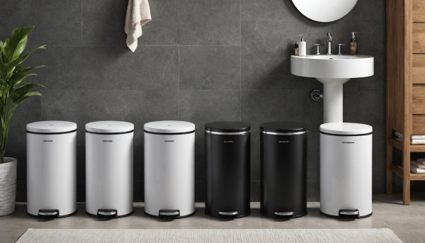 Poubelles de salle de bain : trouvez votre style idéal !