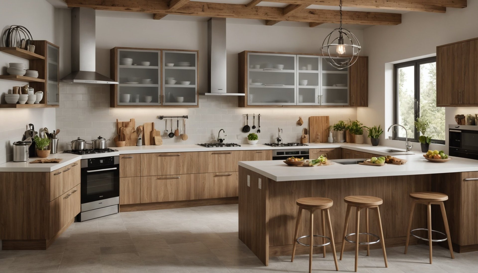 Cuisines toutes équipées : design, éco-responsabilité et élégance - Led ...